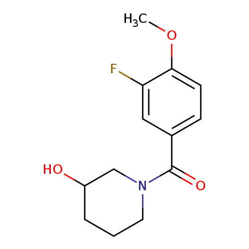 1-(3-fluoro-4-methoxybenzoyl)piperidin-3-ol