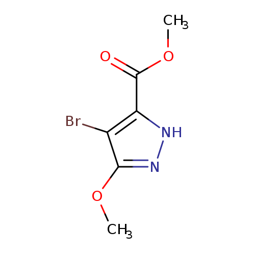 methyl 4-bromo-3-methoxy-1H-pyrazole-5-carboxylate