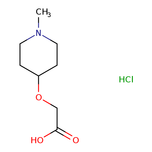 2-[(1-Methylpiperidin-4-yl)oxy]acetic acid hydrochloride