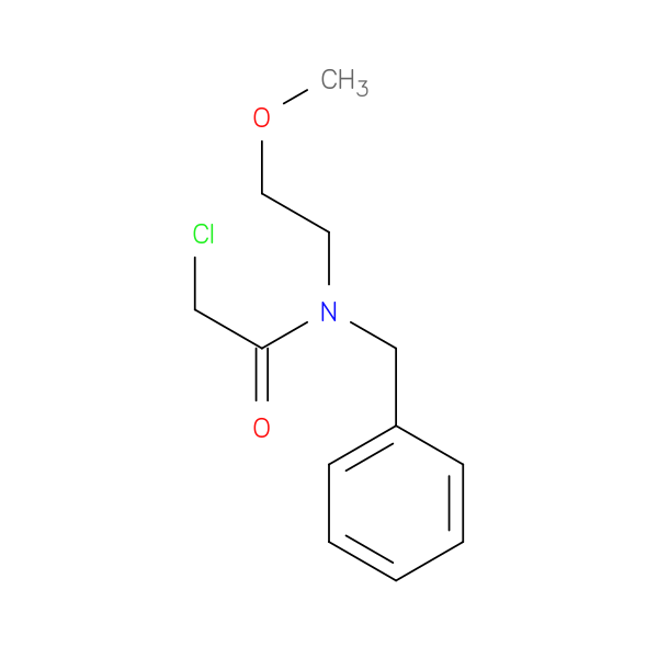 N-benzyl-2-chloro-N-(2-methoxyethyl)acetamide