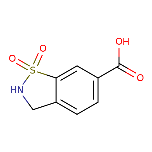 1,1-dioxo-2,3-dihydro-1lambda6,2-benzothiazole-6-carboxylicacid