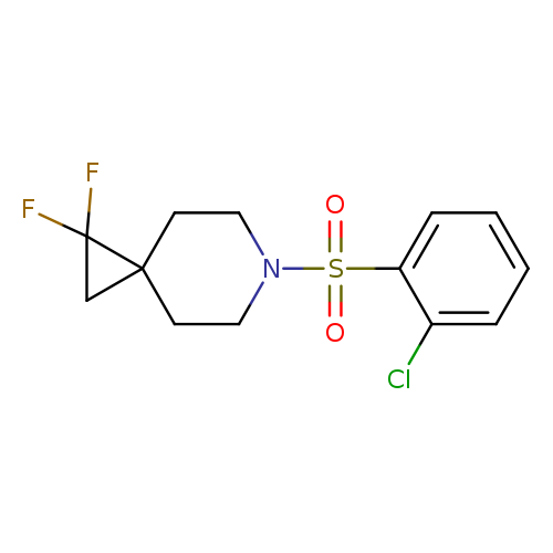 6-(2-chlorobenzenesulfonyl)-1,1-difluoro-6-azaspiro[2.5]octane