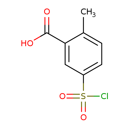 Benzoic acid, 5-(chlorosulfonyl)-2-methyl- (9CI)