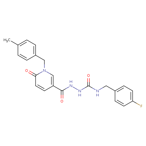 N-({[(4-fluorophenyl)methyl]carbamoyl}amino)-1-[(4-methylphenyl)methyl]-6-oxo-1,6-dihydropyridine-3-carboxamide