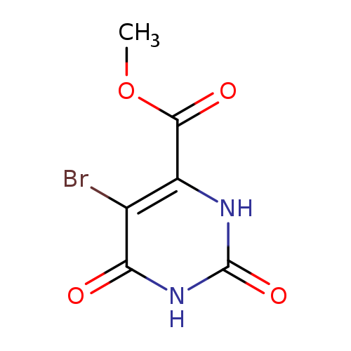 4-Pyrimidinecarboxylic acid, 5-bromo-1,2,3,6-tetrahydro-2,6-dioxo-, methyl ester