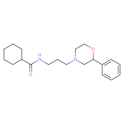N-[3-(2-phenylmorpholin-4-yl)propyl]cyclohexanecarboxamide