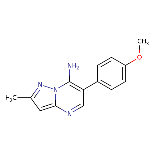 6-(4-Methoxyphenyl)-2-methylpyrazolo[1,5-a]pyrimidin-7-amine