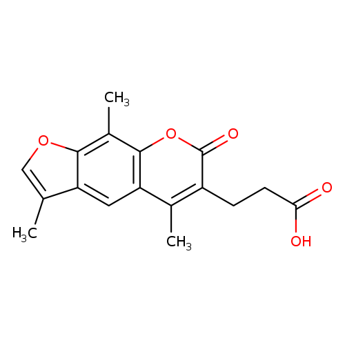 3-(3,5,9-Trimethyl-7-oxo-7h-furo[3,2-g]chromen-6-yl)propanoic acid