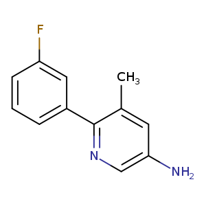 6-(3-Fluorophenyl)-5-methylpyridin-3-amine