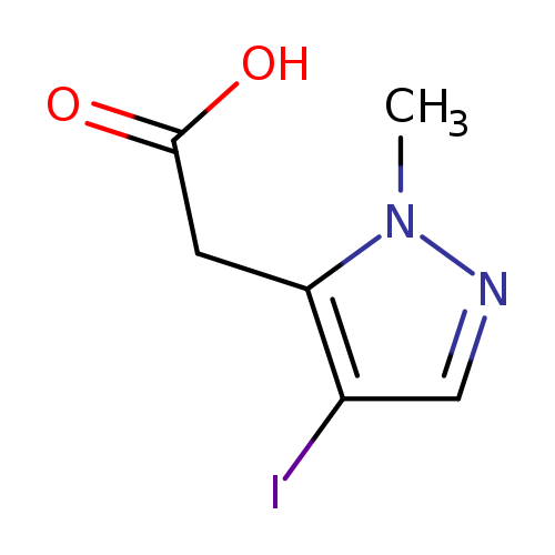 2-(4-iodo-1-methyl-1H-pyrazol-5-yl)aceticacid