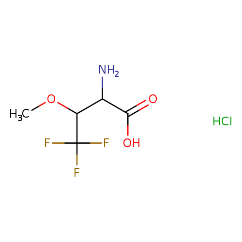 2-amino-4,4,4-trifluoro-3-methoxybutanoic acid hydrochloride