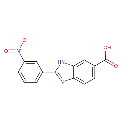 1H-Benzimidazole-6-carboxylic acid, 2-(3-nitrophenyl)-