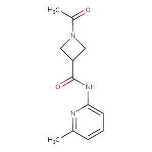 1-acetyl-N-(6-methylpyridin-2-yl)azetidine-3-carboxamide