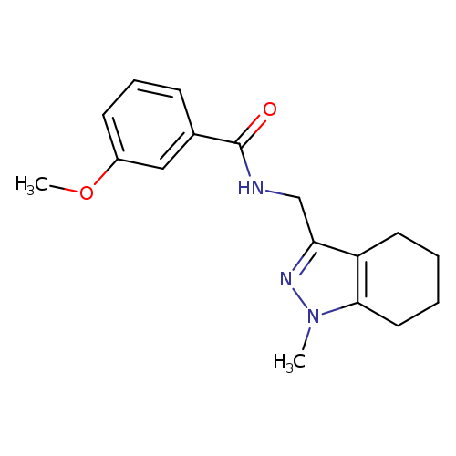 3-methoxy-N-[(1-methyl-4,5,6,7-tetrahydro-1H-indazol-3-yl)methyl]benzamide