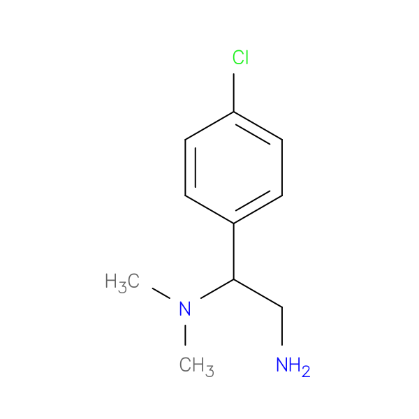 [2-Amino-1-(4-chlorophenyl)ethyl]dimethylamine