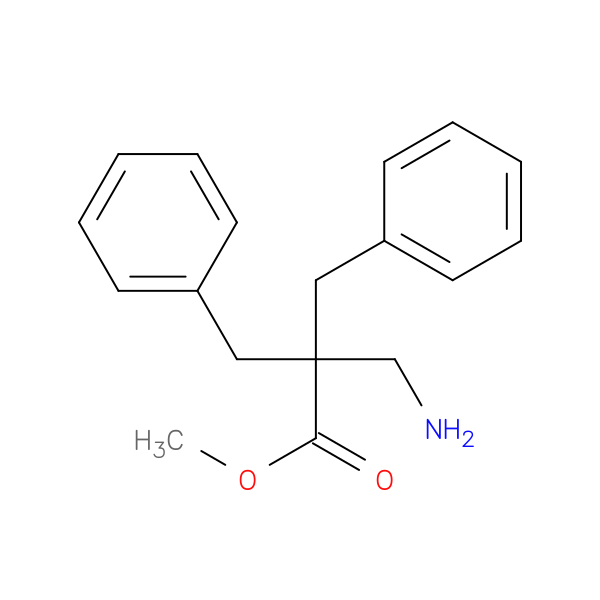 Methyl 3-amino-2,2-dibenzylpropanoate