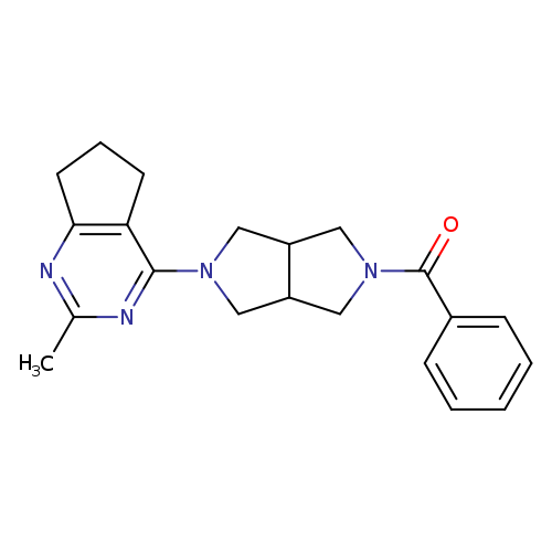 2-benzoyl-5-{2-methyl-5H,6H,7H-cyclopenta[d]pyrimidin-4-yl}-octahydropyrrolo[3,4-c]pyrrole