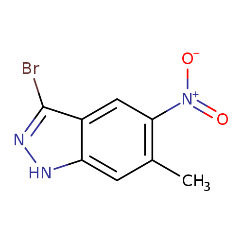 1H-Indazole, 3-bromo-6-methyl-5-nitro-