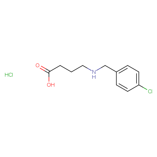 4-{[(4-chlorophenyl)methyl]amino}butanoic acid hydrochloride