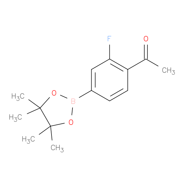 1-(2-Fluoro-4-(4,4,5,5-tetramethyl-1,3,2-dioxaborolan-2-yl)phenyl)ethan-1-one