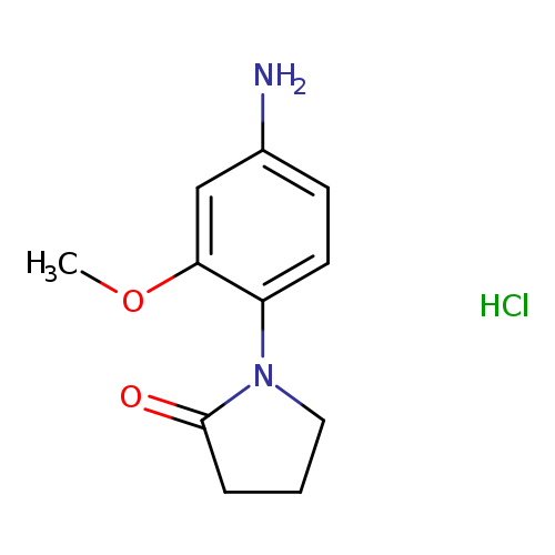 1-(4-amino-2-methoxyphenyl)pyrrolidin-2-one hydrochloride