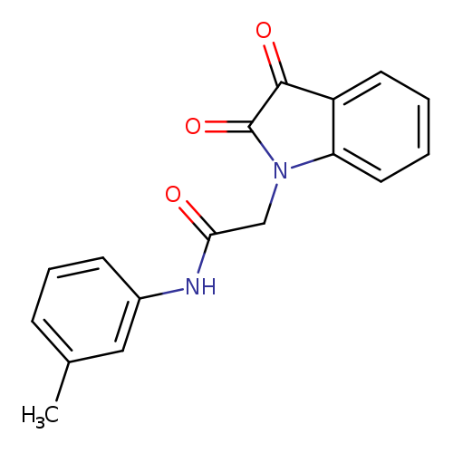 2-(2,3-DIOXO-2,3-DIHYDRO-1H-INDOL-1-YL)-N-(3-METHYLPHENYL)ACETAMIDE