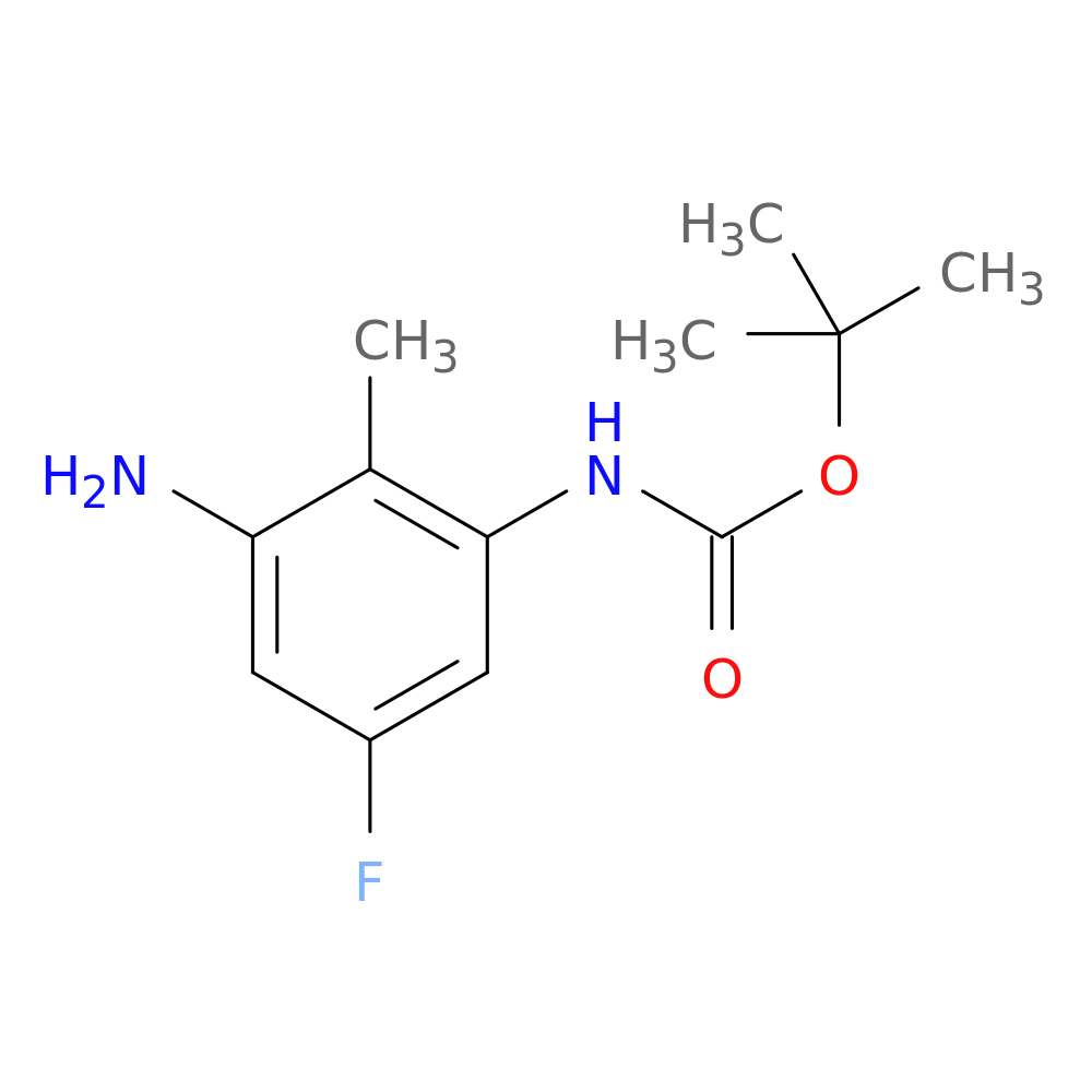 tert-butyl N-(3-amino-5-fluoro-2-methylphenyl)carbamate