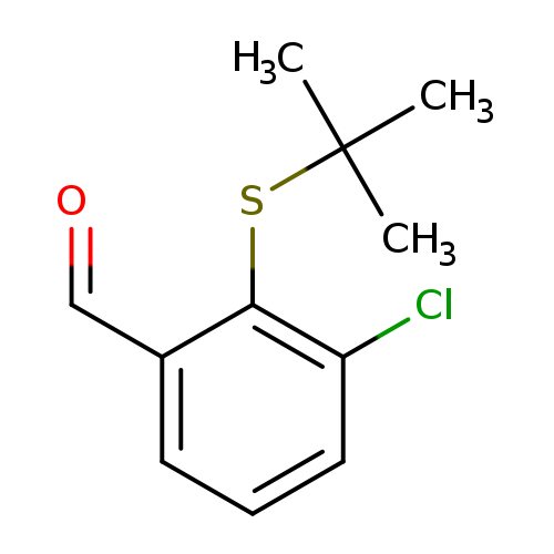 2-(tert-butylsulfanyl)-3-chlorobenzaldehyde