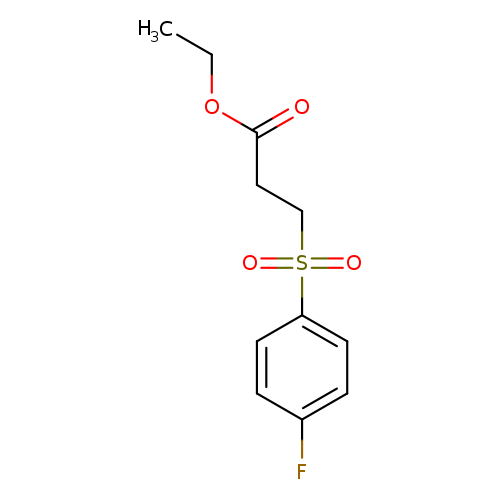 ethyl 3-(4-fluorobenzenesulfonyl)propanoate
