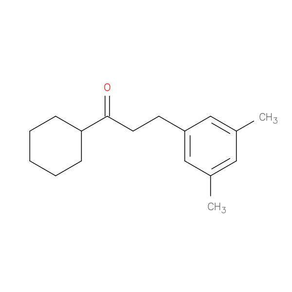 Cyclohexyl 2-(3,5-dimethylphenyl)ethyl ketone