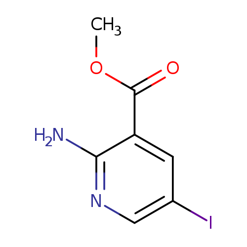 3-Pyridinecarboxylic acid, 2-amino-5-iodo-, methyl ester