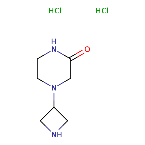2-Piperazinone, 4-(3-azetidinyl)-, hydrochloride (1:2)
