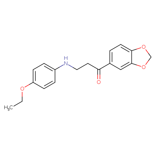1-(2H-1,3-benzodioxol-5-yl)-3-[(4-ethoxyphenyl)amino]propan-1-one