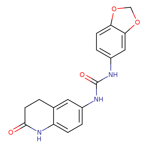 3-(2H-1,3-benzodioxol-5-yl)-1-(2-oxo-1,2,3,4-tetrahydroquinolin-6-yl)urea