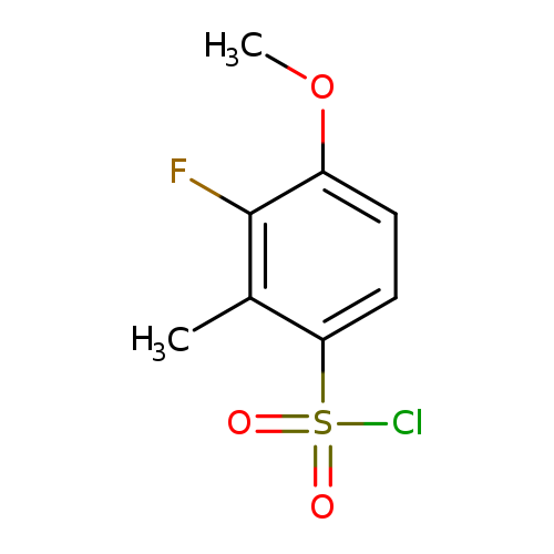 3-fluoro-4-methoxy-2-methylbenzene-1-sulfonyl chloride