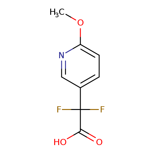 2,2-difluoro-2-(6-methoxypyridin-3-yl)acetic acid