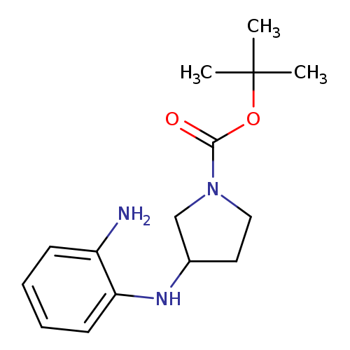 tert-butyl 3-[(2-aminophenyl)amino]pyrrolidine-1-carboxylate