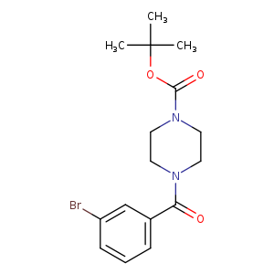 1-Piperazinecarboxylicacid, 4-(3-bromobenzoyl)-, 1,1-dimethylethyl ester