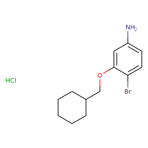 4-bromo-3-(cyclohexylmethoxy)aniline hydrochloride