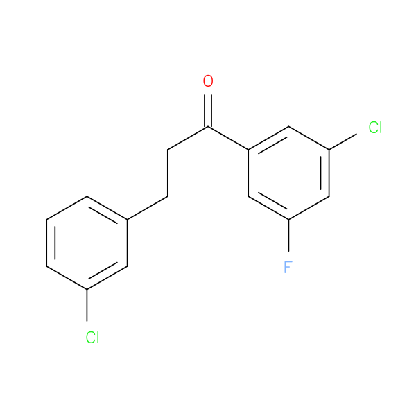 3'-Chloro-3-(3-chlorophenyl)-5'-fluoropropiophenone