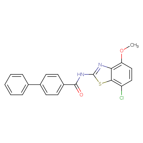 N-(7-chloro-4-methoxy-1,3-benzothiazol-2-yl)-[1,1'-biphenyl]-4-carboxamide