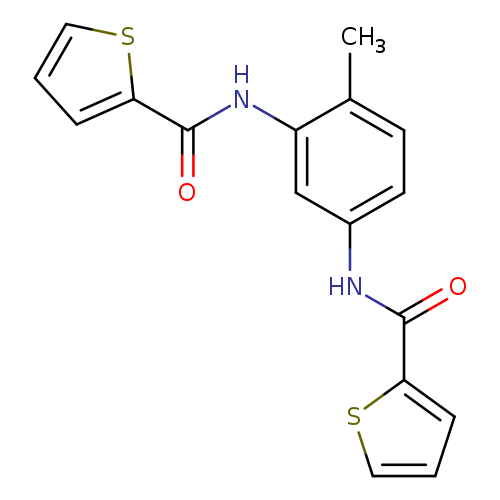 N-{2-methyl-5-[(2-thienylcarbonyl)amino]phenyl}-2-thiophenecarboxamide