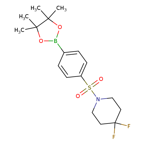 4,4-Difluoro-1-(4-(4,4,5,5-tetramethyl-1,3,2-dioxaborolan-2-yl)phenylsulfonyl)piperidine