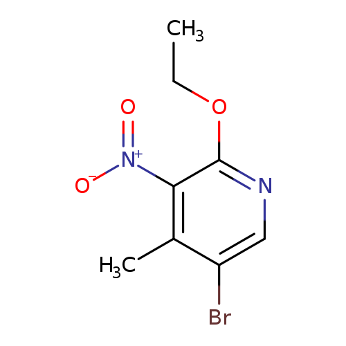 5-Bromo-2-ethoxy-4-methyl-3-nitropyridine