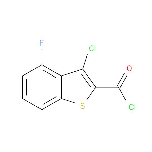 3-Chloro-4-fluoro-1-benzothiophene-2-carbonyl chloride