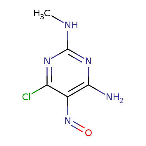 6-chloro-2-N-methyl-5-nitrosopyrimidine-2,4-diamine
