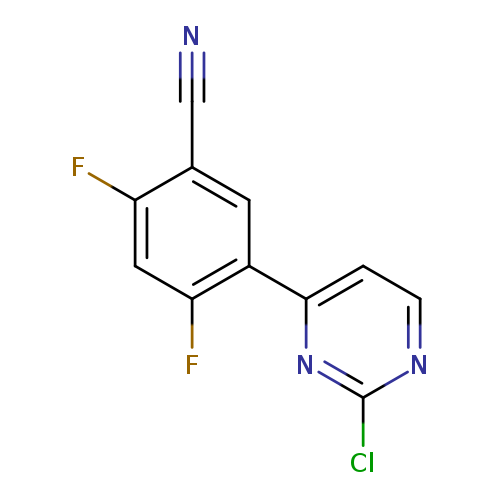 5-(2-Chloropyrimidin-4-yl)-2,4-difluorobenzonitrile
