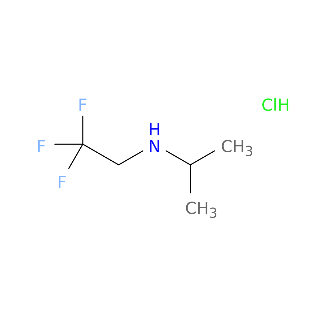 N-(2,2,2-trifluoroethyl)-2-propanamine hydrochloride