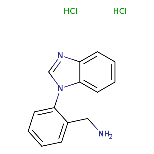[2-(1H-1,3-benzodiazol-1-yl)phenyl]methanamine dihydrochloride