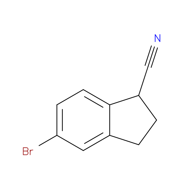 5-Bromo-2,3-dihydro-1H-indene-1-carbonitrile